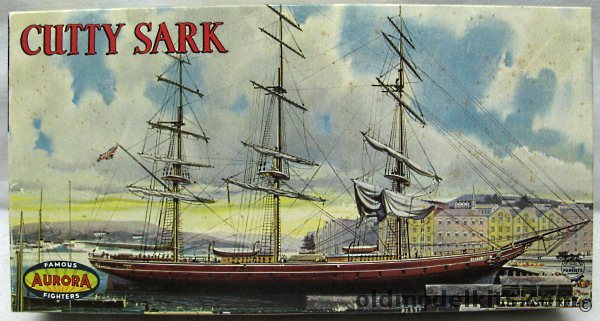 Aurora 1/260 Cutty Sark  Clipper Ship, 432-198 plastic model kit